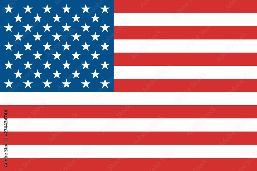 Naklejka premium United States national flag background