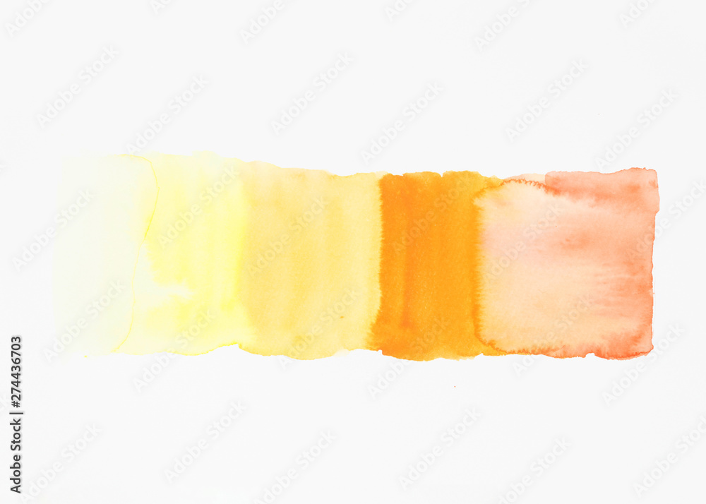 Watercolor brushstroke isolated on white backdrop Watercolor brushstroke isolated on white backdrop