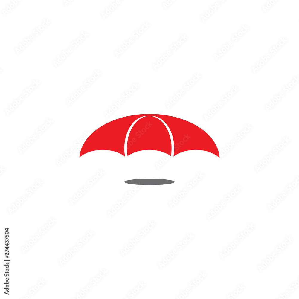 Umbrella logo icon design vector template Umbrella logo icon design vector template