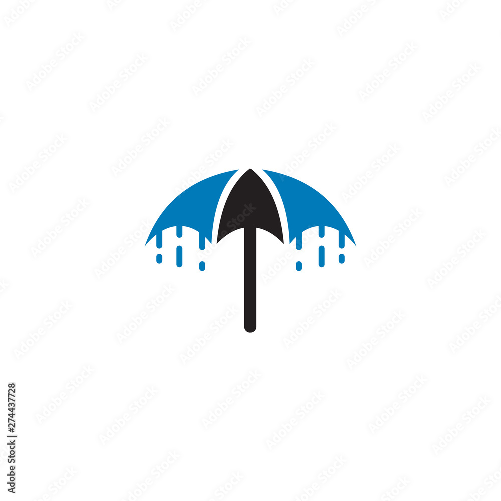 Umbrella logo icon design vector template Umbrella logo icon design vector template