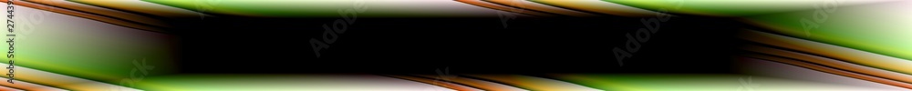 Fototapeta premium Digital Art, panoramic abstract three-dimensional objects with soft lighting, Germany