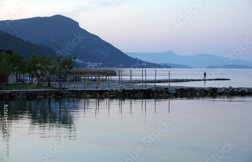 Küste bei Messonghi, Korfu, abends © Fotolyse