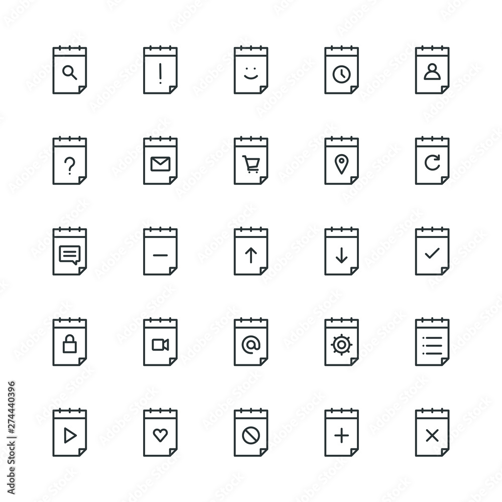 NOTES ICONS