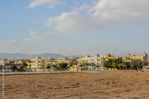 edge of the Arabic city in one of Middle East region countries 