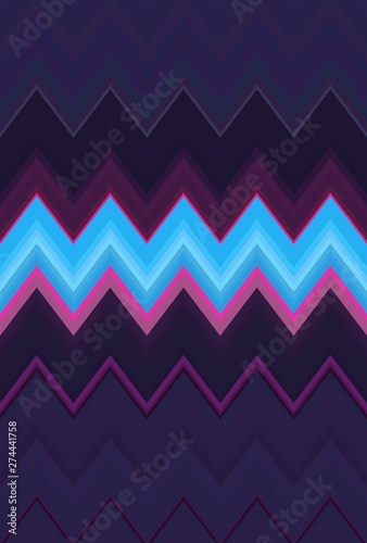 zigzag pattern dark night geometric. abstract seamless.