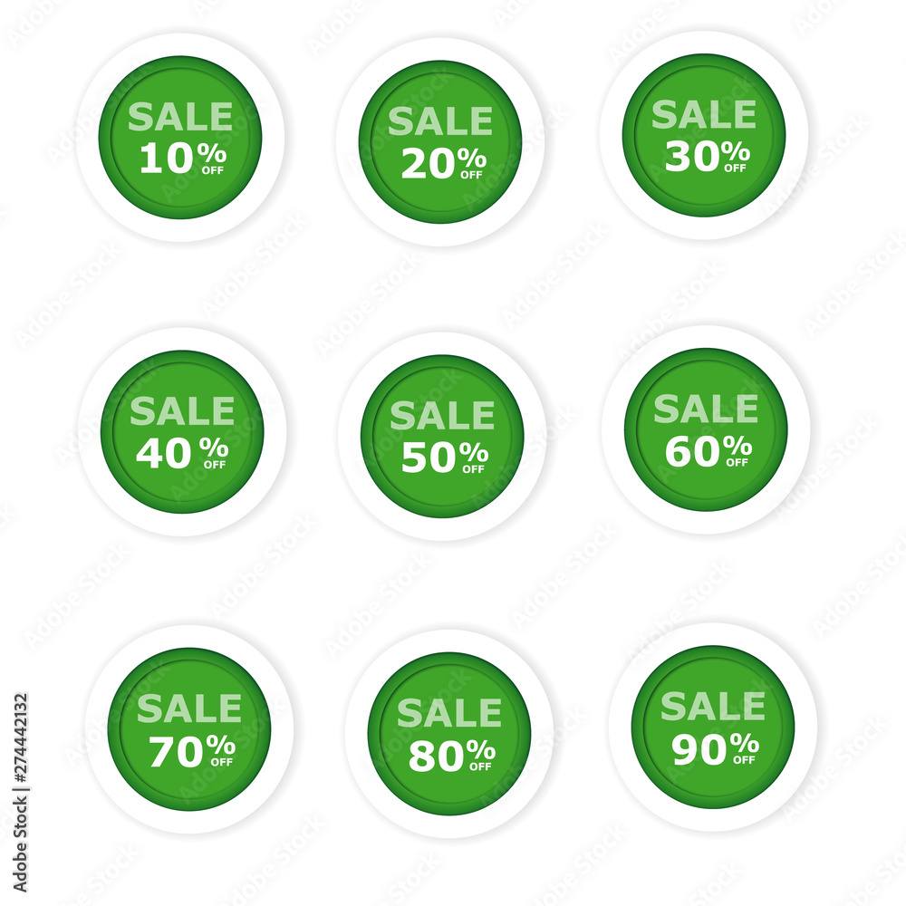 circular paper labels green discount on sale circular paper labels green discount on sale