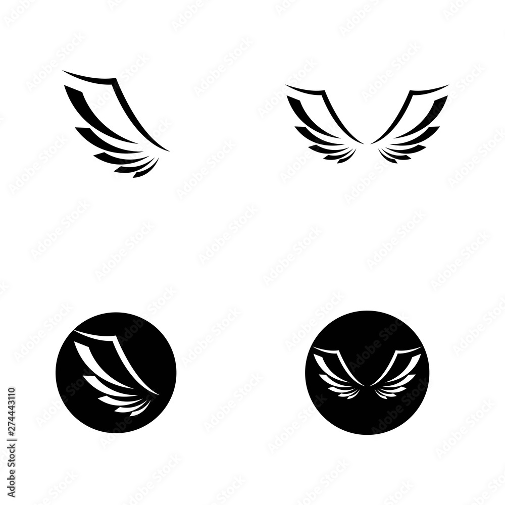 Falcon Wing Logo Template vector icon design Falcon Wing Logo Template vector icon design