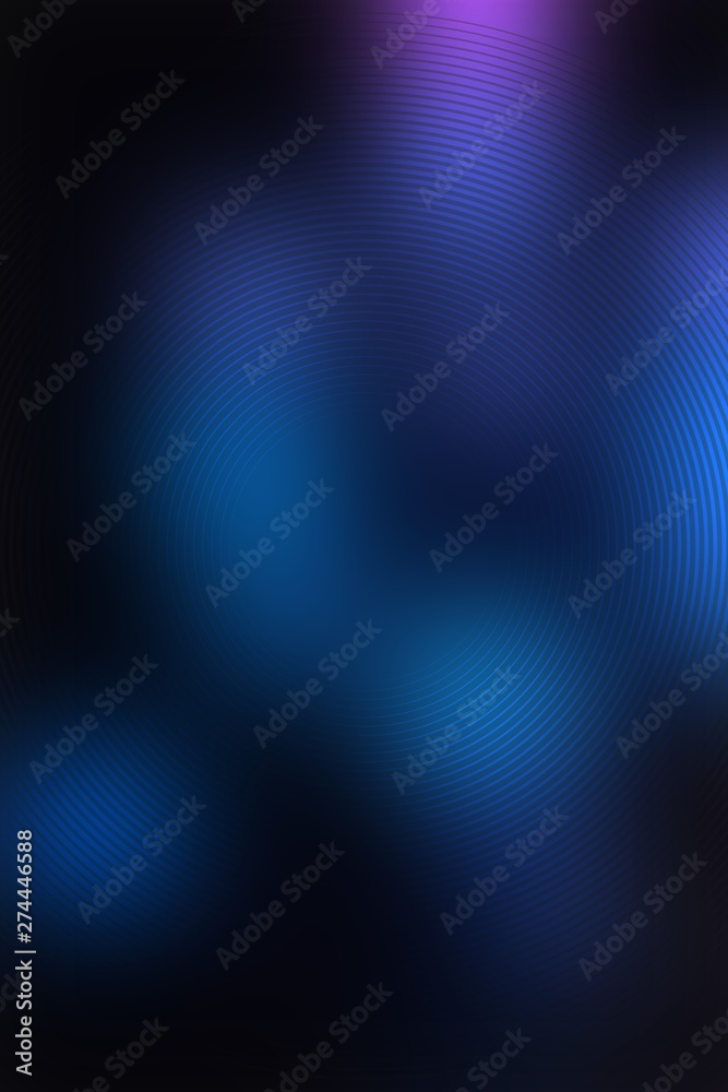 Fototapeta premium Gradient radial background, blue sky, blur smooth soft texture wallpaper abstract. Dramatic tone