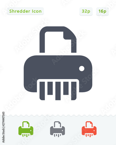 Office Shredder - Sticker Icons