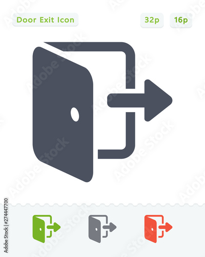 Door & Exit Arrow - Sticker Icons