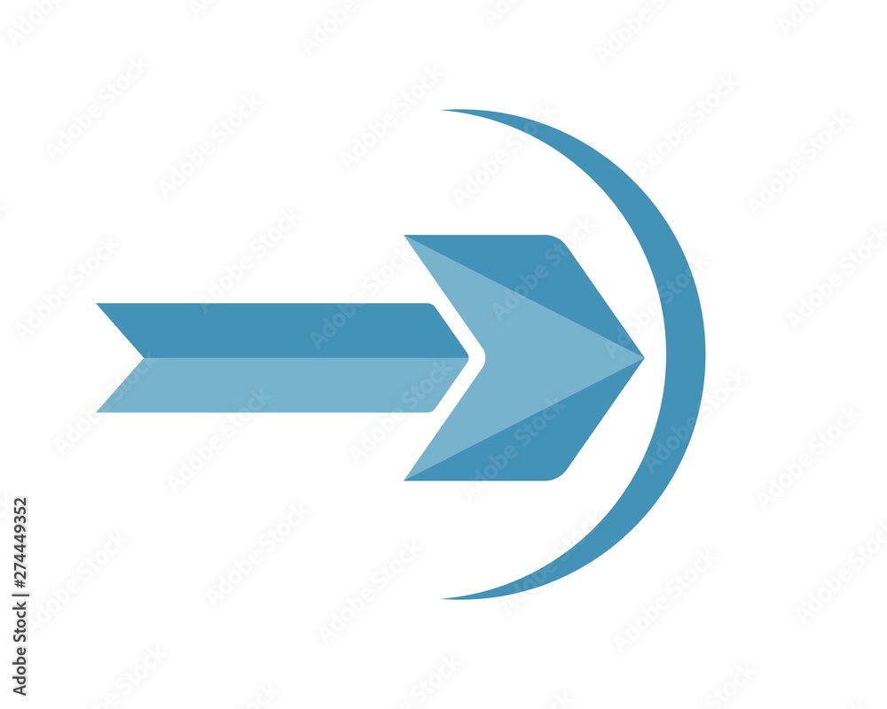 Arrow vector illustration icon Logo of delivery and logistic business Template Arrow vector illustration icon Logo of delivery and logistic business Template