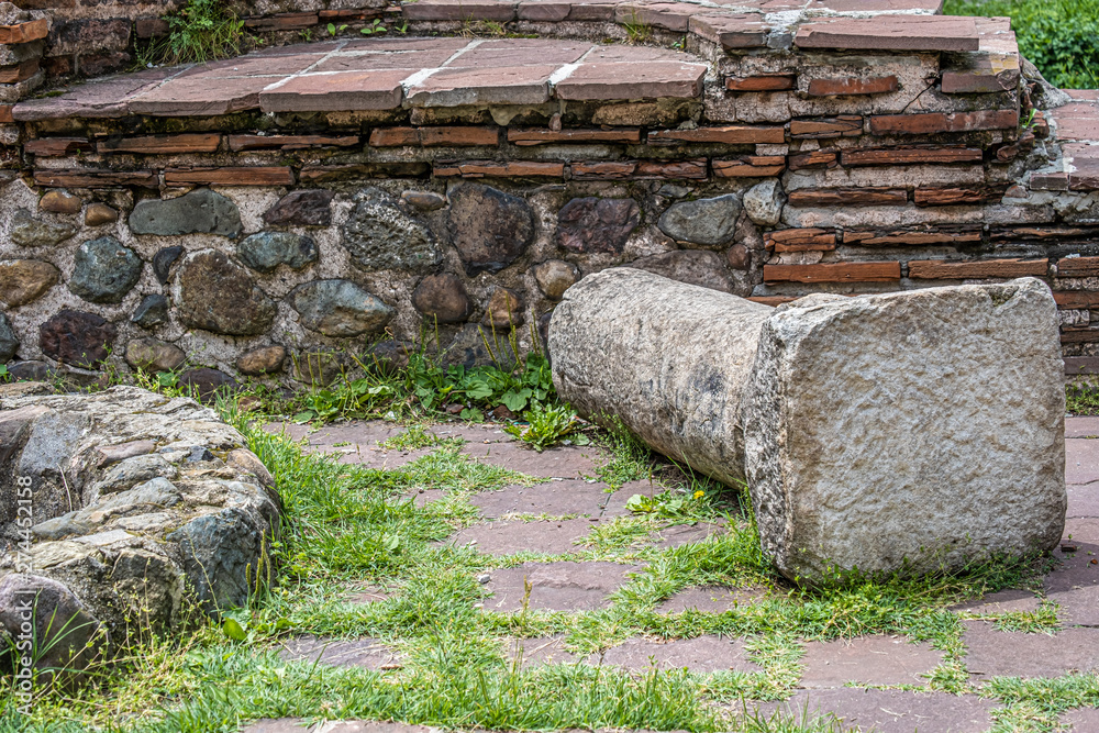 Church of St George , Early Christian red brick rotunda built by the Romans in the 4th century and the oldest building in Sofia, Bulgaria Church of St George , Early Christian red brick rotunda built by the Romans in the 4th century and the oldest building in Sofia, Bulgaria
