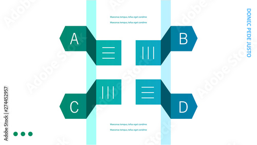 Brochure cover infographics used in marketing and advertising