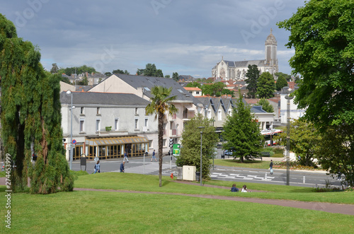 Fototapeta Naklejka Na Ścianę i Meble -  Cholet, Maine-et-Loire, France. Jardin du mail