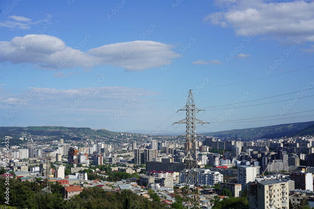 Fototapeta premium Urban landscape of a small southern town