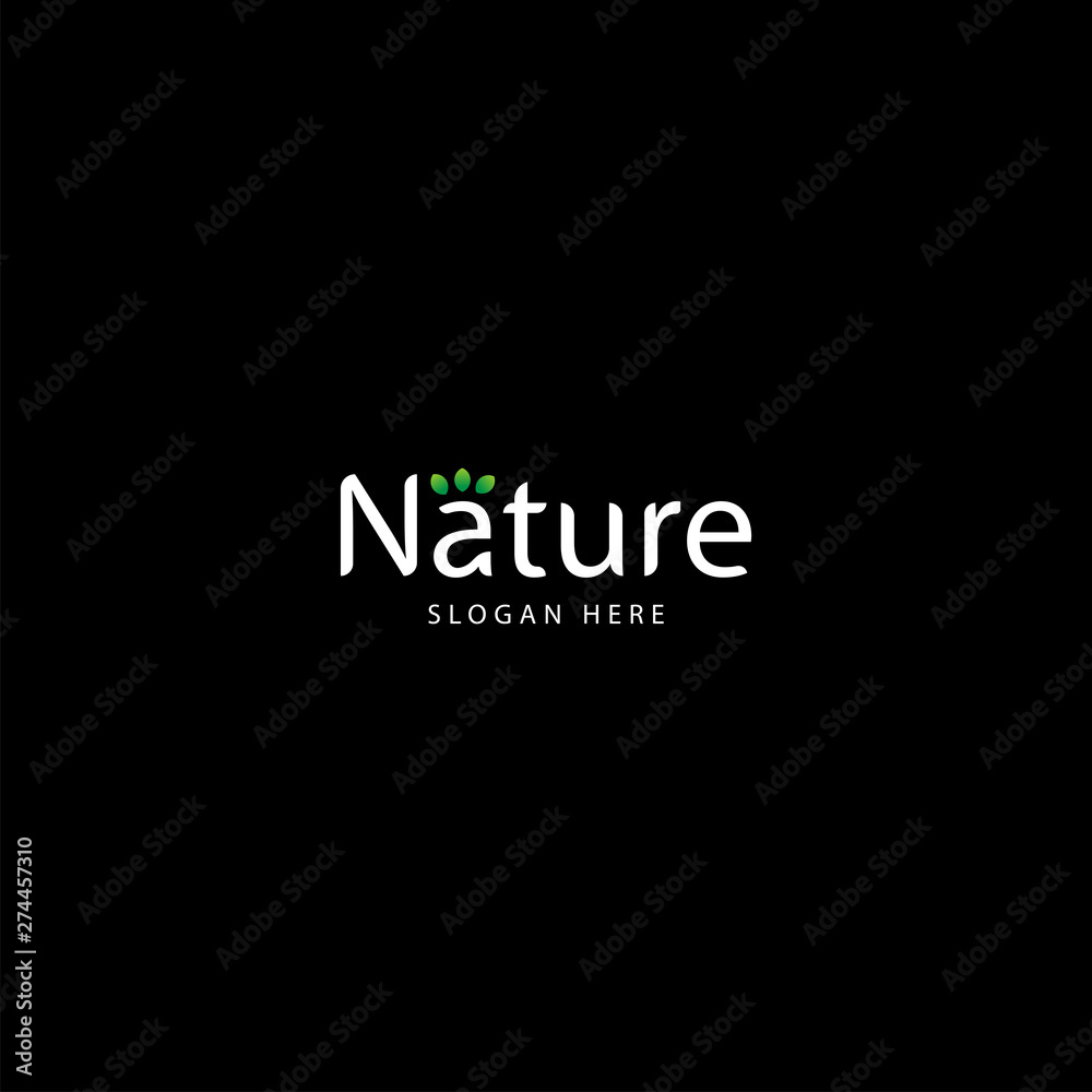 Obraz premium Nature Logo, Vector logo of nature