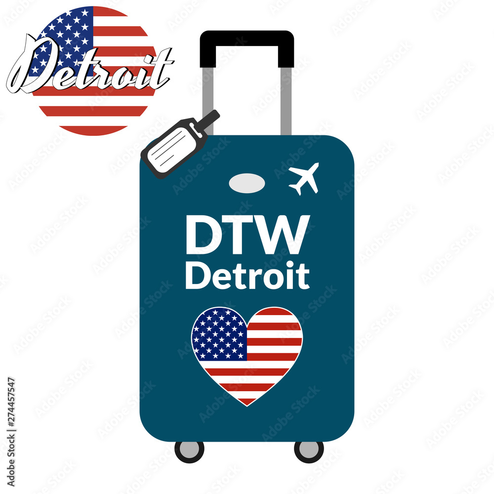 Vettoriale Stock Luggage With Airport Station Code IATA Or Location 