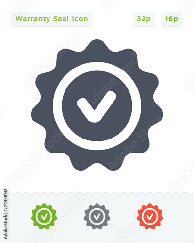 Warranty Seal - Sticker Icons