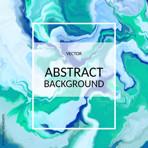 Abstract illustration fluid art design background. Vector.