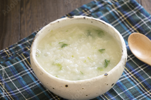 Obraz na płótnie お粥　rice porridge(congee)