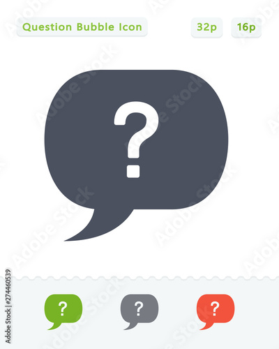 Question Bubble - Sticker icons
