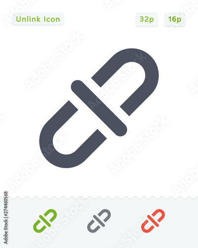 Unlink - Sticker icons