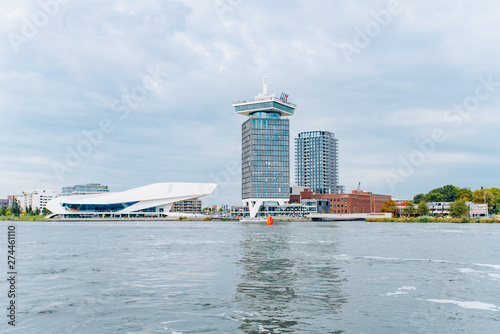 Photography The A’dam Tower - a high building in Amsterdam with swing standing