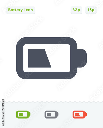 Halved Battery Energy - Sticker icons