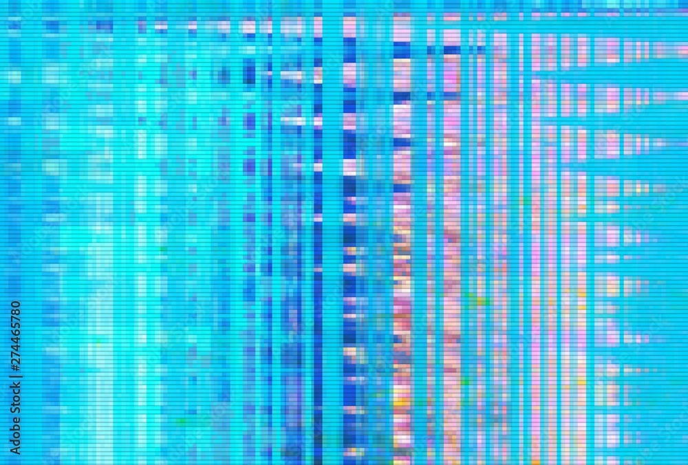 Abstract glitch artifact turquoise technology, distortion. Abstract glitch artifact turquoise technology, distortion.