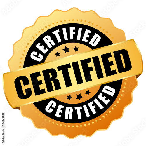 Certified product stamp