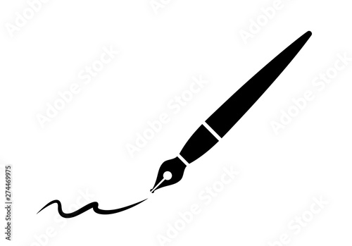 Signature vector icon