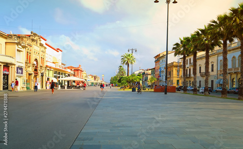 Fotografía Viale Regina Margherita in Viareggio,Italy