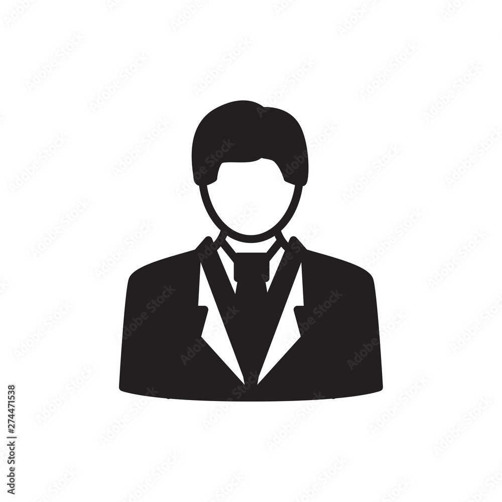 businessman vector icon
