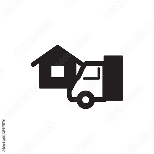 home delivery vector icon