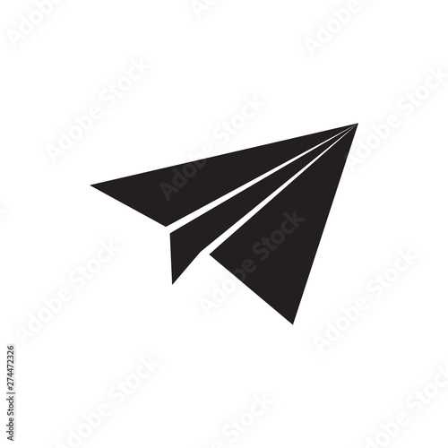 paper plane vector icon