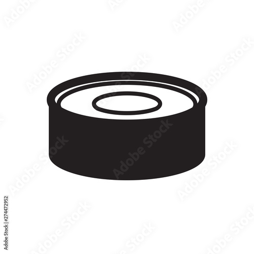 canned food vector icon