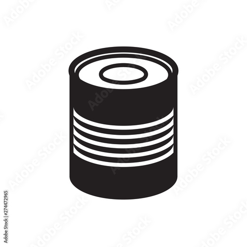 canned food vector icon