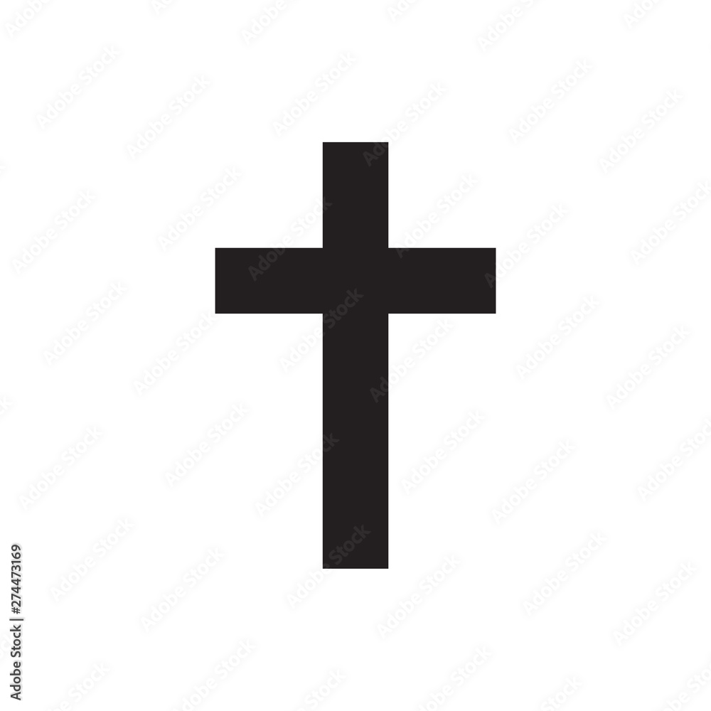 crucifixion vector icon