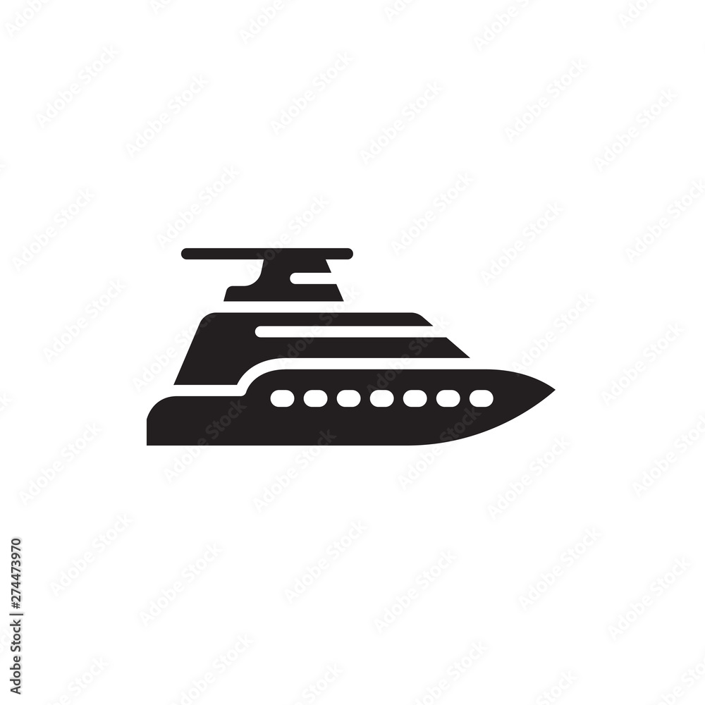 yacht vector icon yacht vector icon