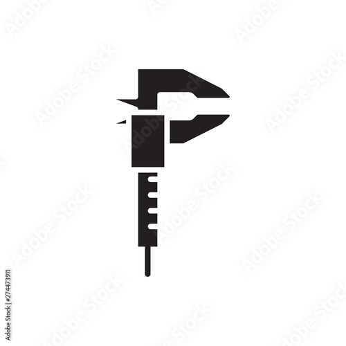 calipers vector icon