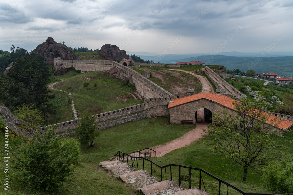 Gate of the fortress Kaleto and the Belogradchik rocks, Bulgaria