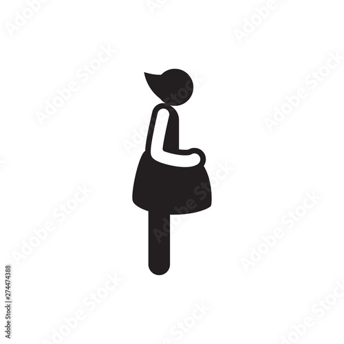 pregnancy vector icon