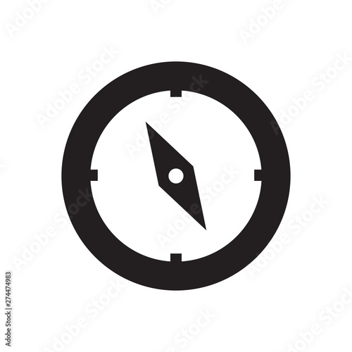 orienteering vector icon