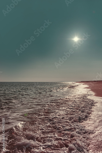 Fototapeta Naklejka Na Ścianę i Meble -  Sandy beach- sea background