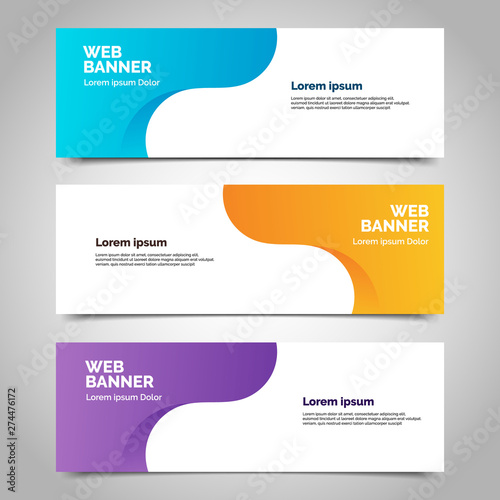 abstract vector banners.modern template design for web