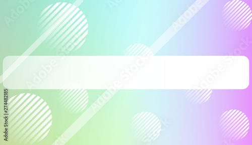Colorful Gradient Color Background with Line, Circle. Wallpaper. For Your Design Ad, Banner, Cover Page. Vector Illustration.