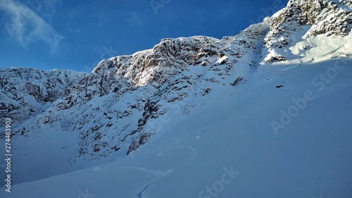 Khibiny mountains in winter  Kola Peninsula