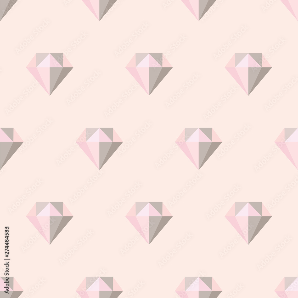 Geometric vector seamless pattern with lilac diamonds. Ornament can be used for wallpaper, pattern fills, web page background,surface textures and fabrics Geometric vector seamless pattern with lilac diamonds. Ornament can be used for wallpaper, pattern fills, web page background,surface textures and fabrics