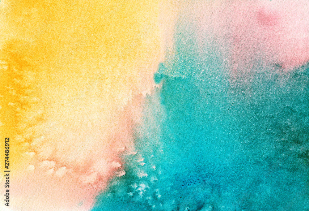 Fototapeta premium Watercolor texture. Background. Abstract work for design