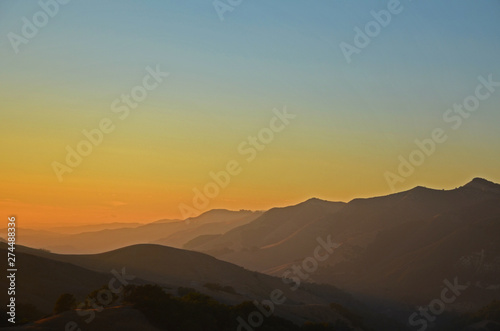 North California mountains in late summer with blue sky © luzkovyvagon.cz